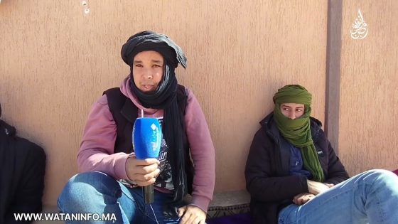 تنسيقية الميثاق للمعطلين الصحراويين تواصل اعتصامها من امام مقر عمالة إقليم الطنطان