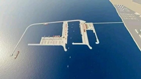 مينـاء الداخـلـة الأطلسـي.. بوابـة المـغرب نحـو إفـريـقيـا تتـشكّل بنـسبة إنجاز تــتجاوز 62 بالـمـائـة